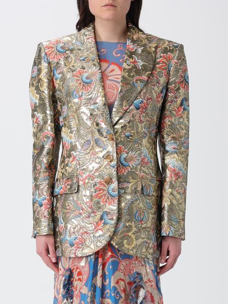 Etro 花卉单排扣西装外套