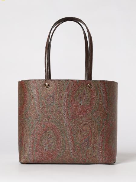 Etro Essential Paisley Print Coated Cotton Bag