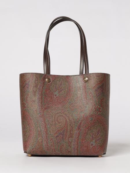 Etro Essential Paisley Print Coated Cotton Bag