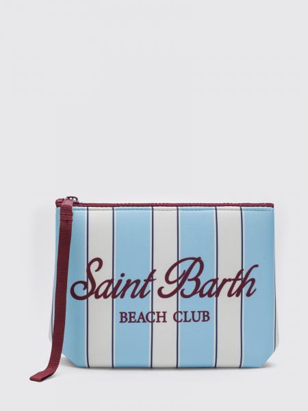 Aline Striped Polyester Pouch MC2 Saint Barth