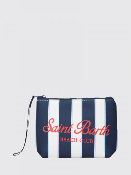 Aline Striped Polyester Pouch MC2 Saint Barth