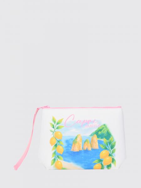 Aline Striped Polyester Pouch MC2 Saint Barth