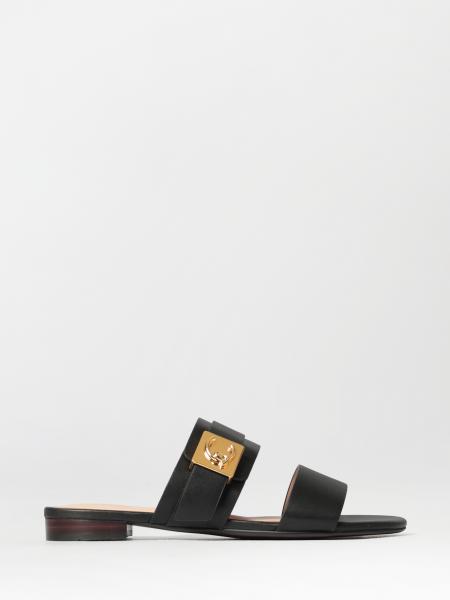 C-Me Lock Leather Sandal Coccinelle