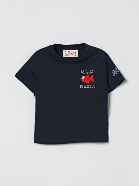 Cotton T-Shirt With Logo Mc2 Saint Barth