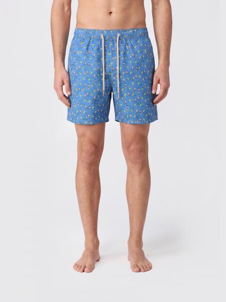 Printed Boxer Swim Trunks Mc2 Saint Barth