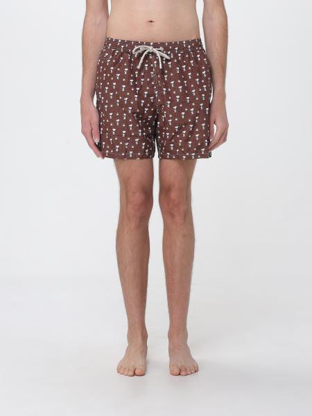 Printed Boxer Swim Trunks Mc2 Saint Barth