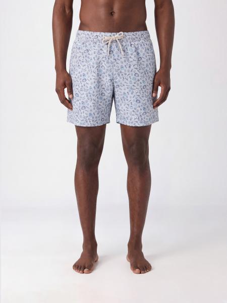 Printed Boxer Swim Trunks Mc2 Saint Barth