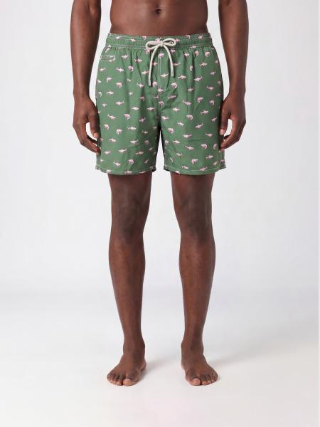 Printed Boxer Swim Trunks Mc2 Saint Barth
