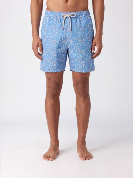 Printed Boxer Swim Trunks Mc2 Saint Barth
