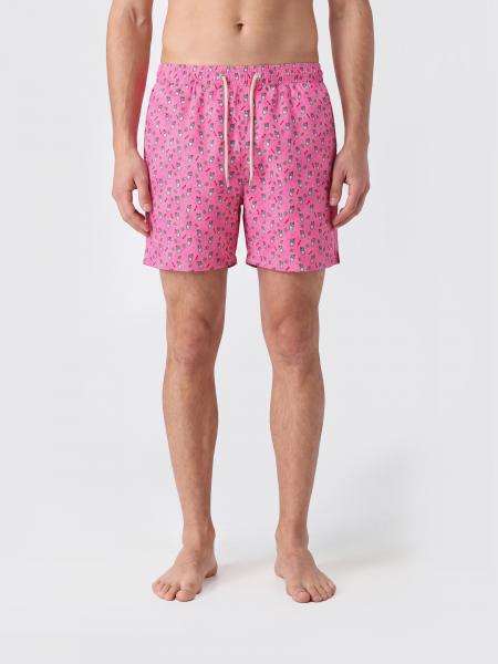 Printed Boxer Swim Trunks Mc2 Saint Barth
