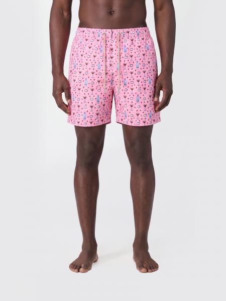 Printed Boxer Swim Trunks Mc2 Saint Barth