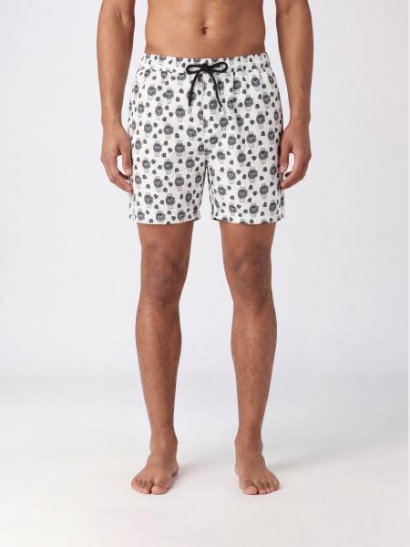 Printed Boxer Swim Trunks Mc2 Saint Barth