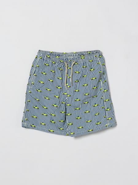 Printed Polyester Swim Trunks Mc2 Saint Barth