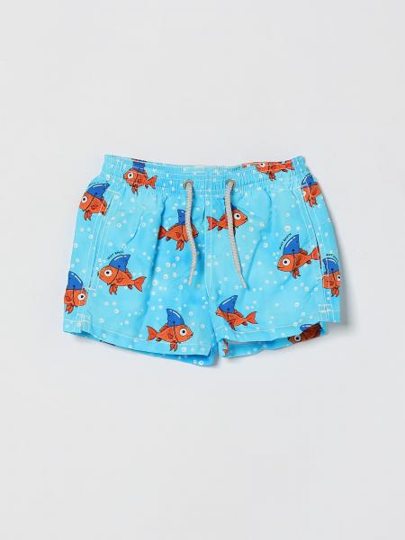 Printed Boxer Swim Trunks Mc2 Saint Barth