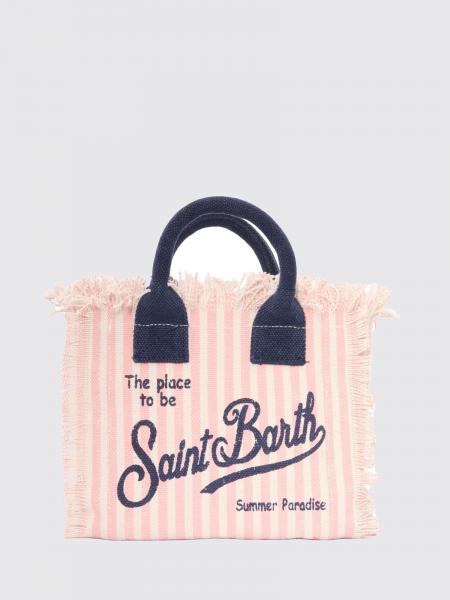 Vanity Baumwolltasche mit bedrucktem Logo MC2 Saint Barth