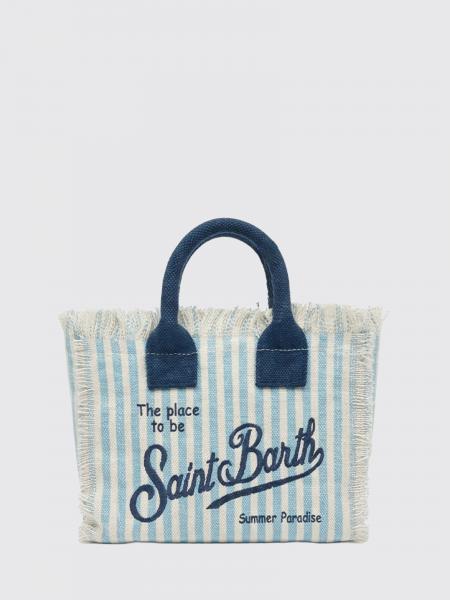 Vanity Baumwolltasche mit bedrucktem Logo MC2 Saint Barth