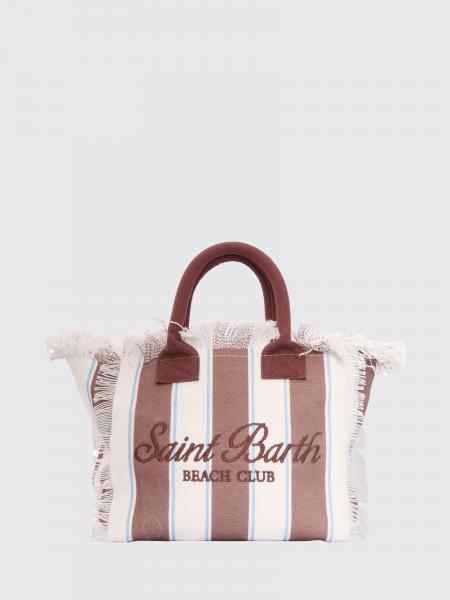 Colette Baumwoll-Canvas-Tasche mit Logo MC2 Saint Barth