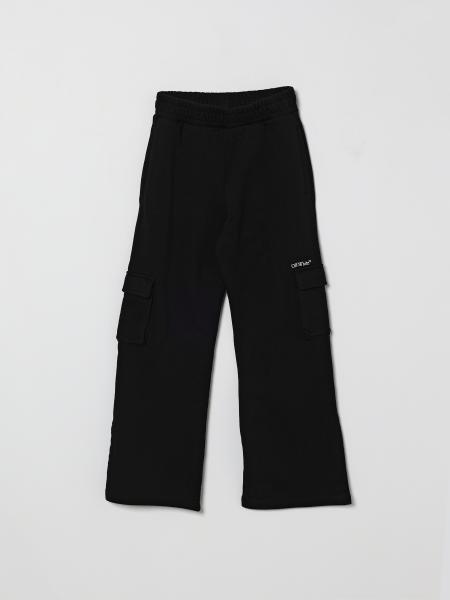 Pantalon cargo en coton Off-White Kids