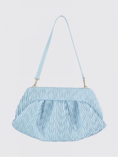 Clutch Bios Themoirè in pelle vegana arricciata