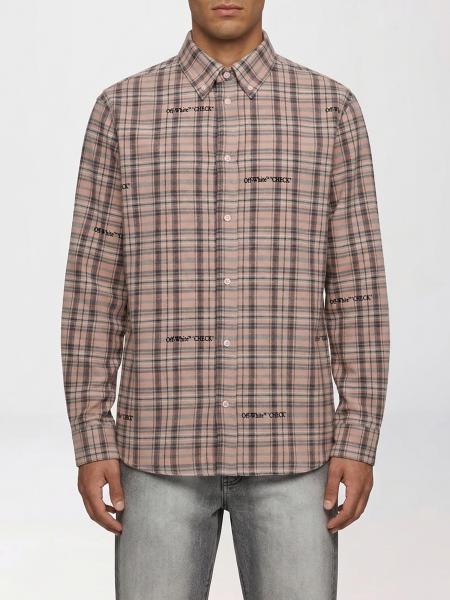 Check Cotton Shirt Off-White