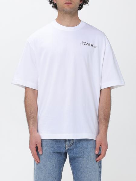 Cotton T-Shirt with Logo Off-White