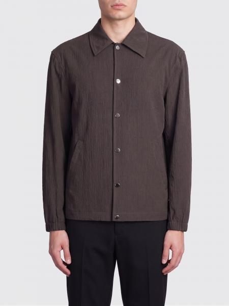 Veste chemise en seersucker de coton Paolo Pecora