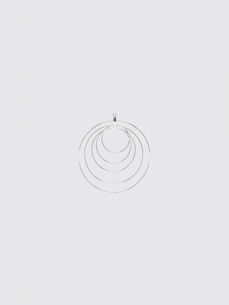 Serpent Chromed Brass Earrings Panconesi