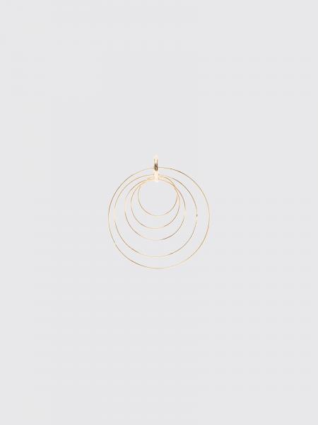 Serpent Chromed Brass Earrings Panconesi