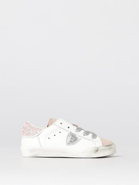 Sneakers en cuir avec paillettes Philippe Model