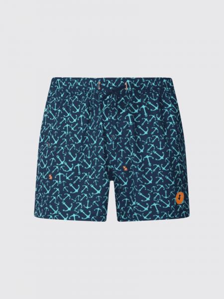 Printed Polyester Jogging Shorts Save The Duck