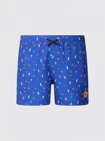 Printed Polyester Jogging Shorts Save The Duck