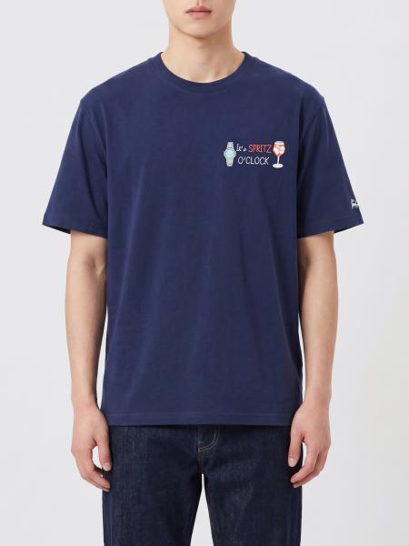 Cotton Crew Neck T-Shirt MC2 Saint Barth