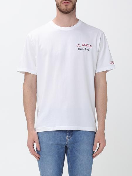 Camiseta de algodón estampado MC2 Saint Barth