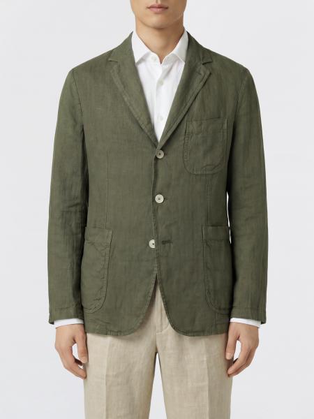 Aspesi Single-Breasted Linen Blazer