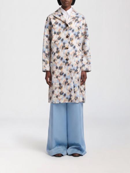Marni Duchesse Coat with Abstract Pattern