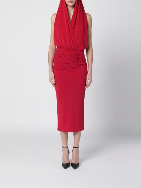 Hooded Polyester Dress The Andamane