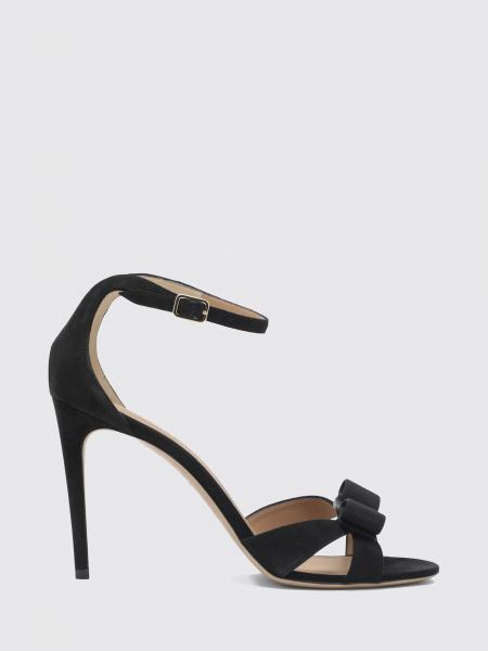 Suede Sandal with Vara Bow Ferragamo
