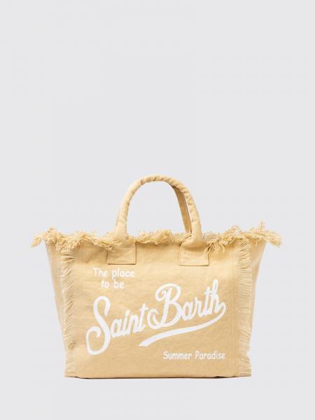 MC2 Saint Barth Vanity-Tasche aus bedruckter Baumwolle mit Logo