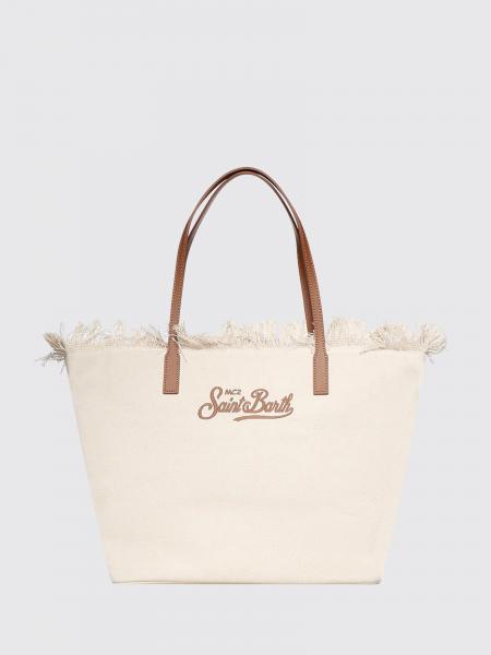 Mc2 Saint Barth Schultertasche aus Baumwollmischung mit Logo