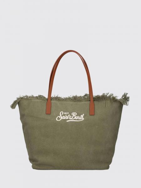 Mc2 Saint Barth Schultertasche aus Baumwollmischung mit Logo