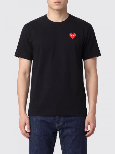 Camiseta de algodón estampada Comme Des Garçons