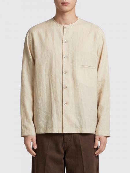 Minimal Silk Blend Shirt Lemaire