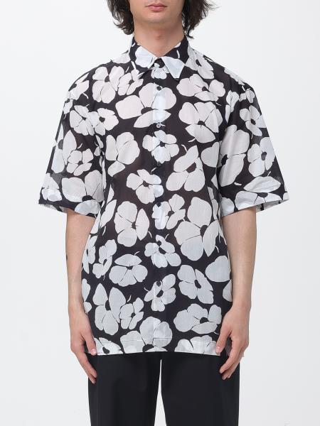 Casual Cotton Shirt with Floral Print Dries Van Noten