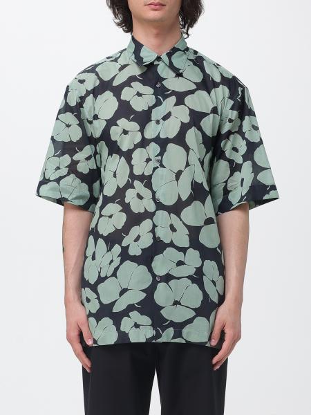 Casual Cotton Shirt with Floral Print Dries Van Noten