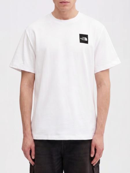 The North Face Cotton T-shirt with Graphic Print and Contrast Logo