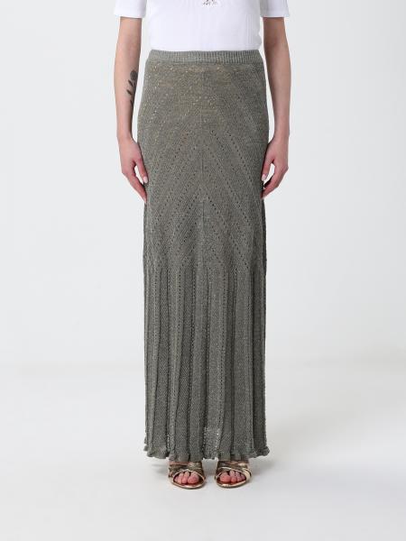 Gonna in maglia di misto lino Twinset