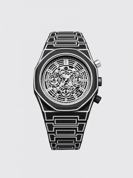 Black Sketch Polycarbonate Watch D1 Milano