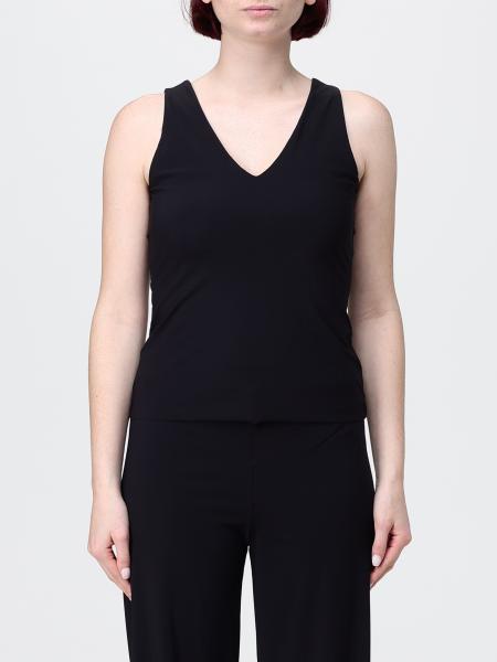 Basic Sleeveless Slim Fit V-Neck Top Maliparmi in Jersey