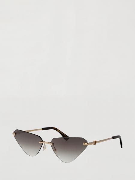 Lunettes de soleil Dsquared2 œil-de-chat en métal doré avec verres dégradés