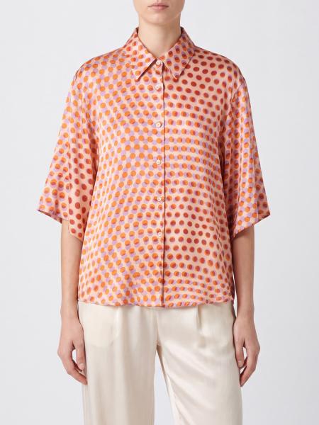 Dries Van Noten Relaxed Fit Polka-Dot Cotton Poplin Shirt
